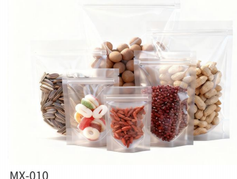 Stand Up Transparent Zipper Bag